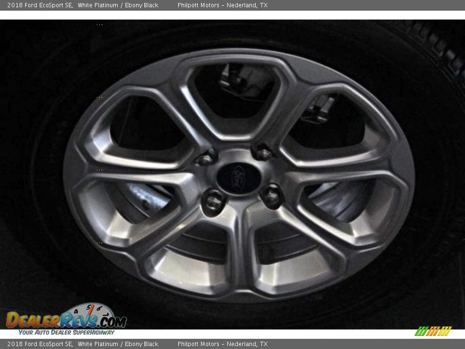2018 Ford EcoSport SE White Platinum / Ebony Black Photo #10