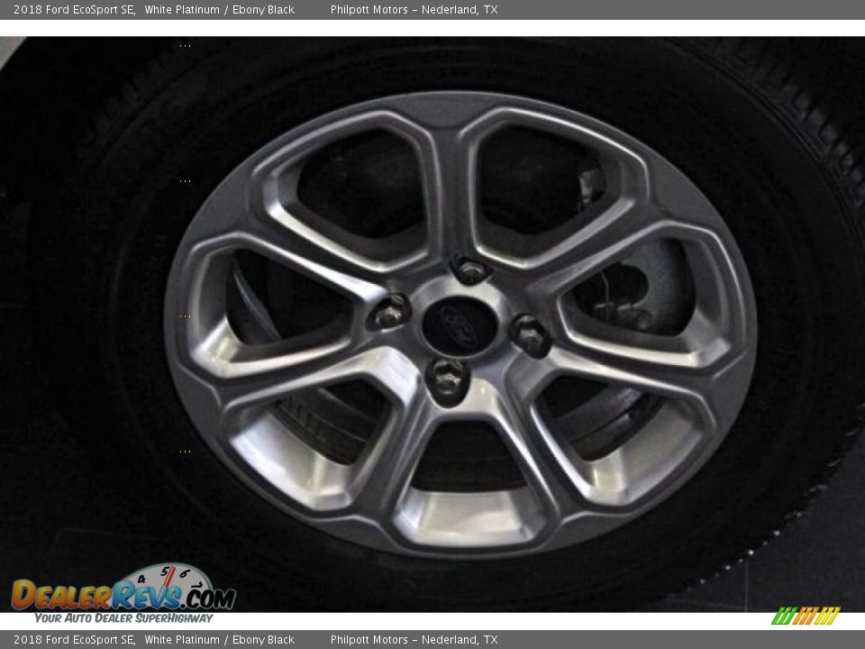 2018 Ford EcoSport SE White Platinum / Ebony Black Photo #11
