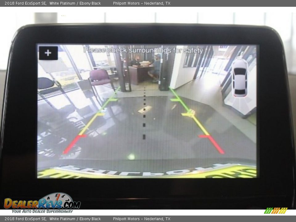 2018 Ford EcoSport SE White Platinum / Ebony Black Photo #15