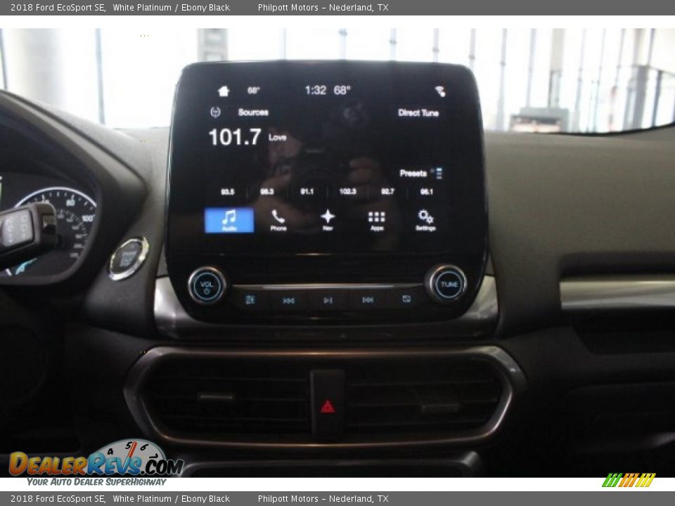 2018 Ford EcoSport SE White Platinum / Ebony Black Photo #16