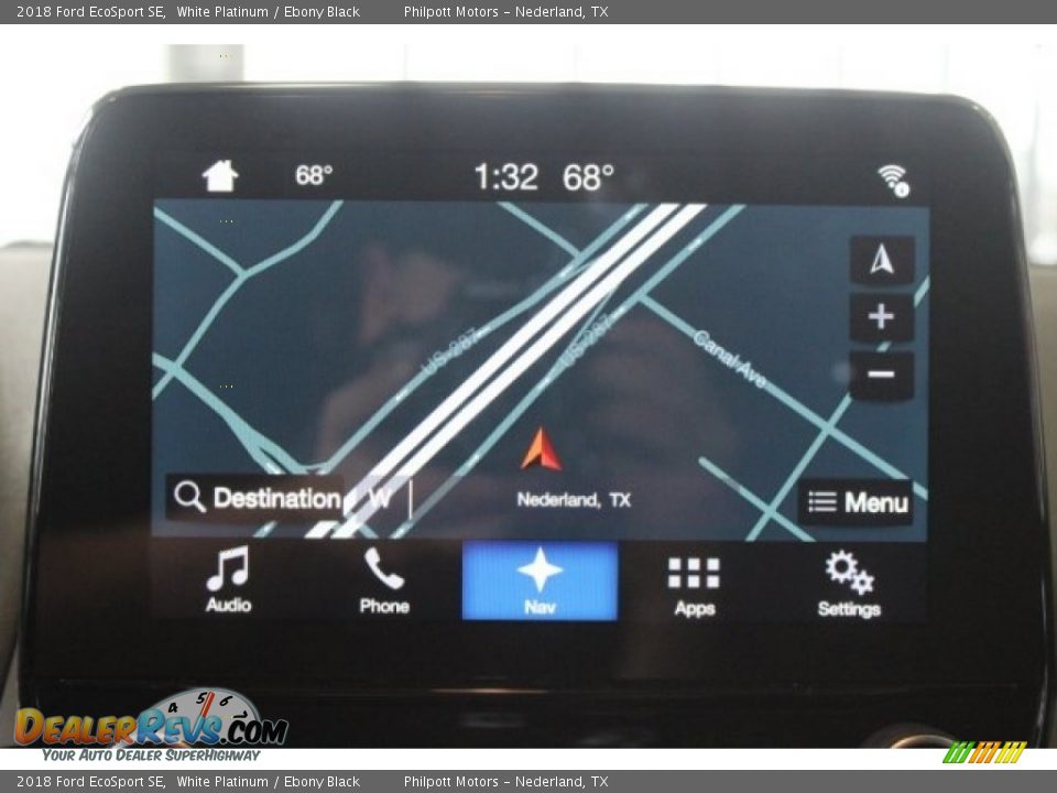 2018 Ford EcoSport SE White Platinum / Ebony Black Photo #17