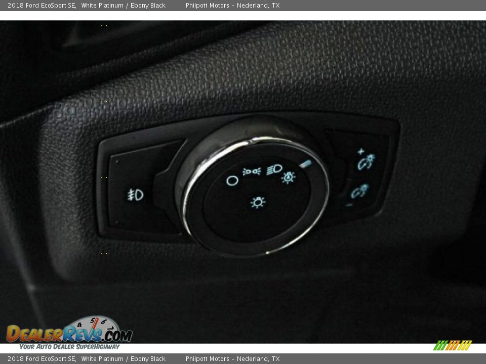 2018 Ford EcoSport SE White Platinum / Ebony Black Photo #22