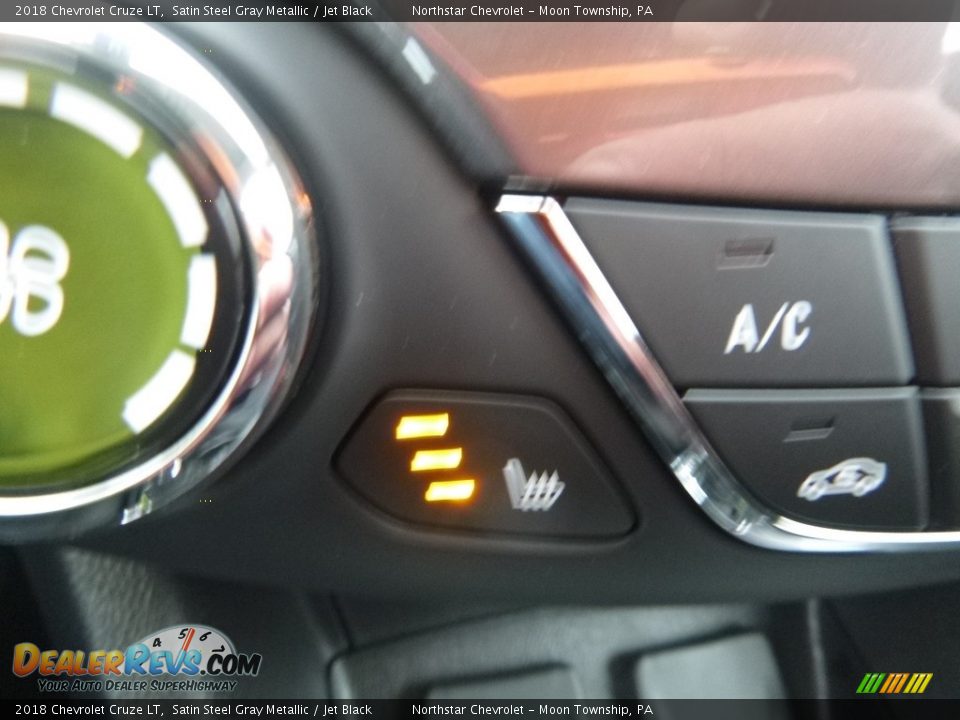 2018 Chevrolet Cruze LT Satin Steel Gray Metallic / Jet Black Photo #19