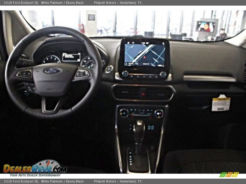 2018 Ford EcoSport SE White Platinum / Ebony Black Photo #25