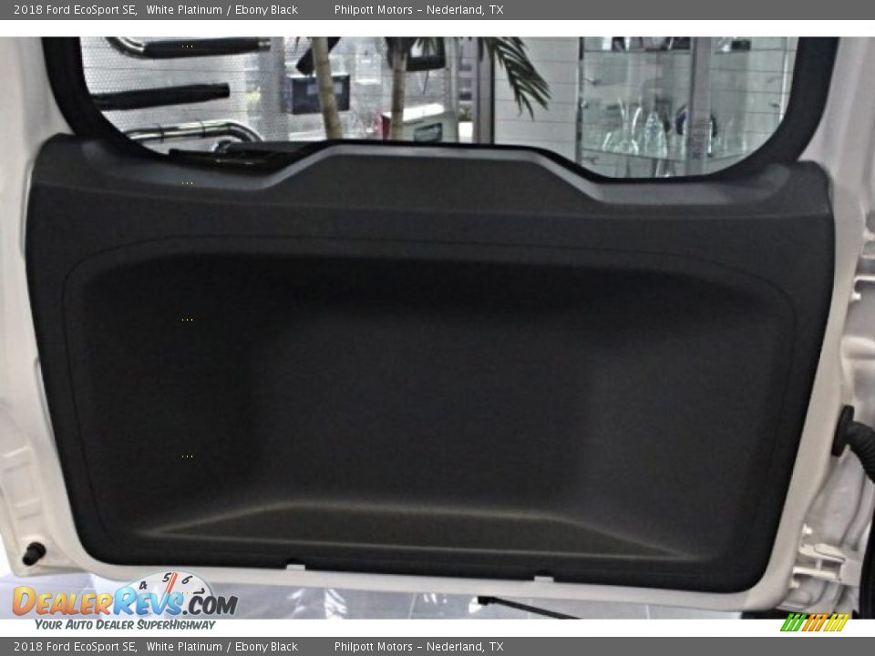 2018 Ford EcoSport SE White Platinum / Ebony Black Photo #27