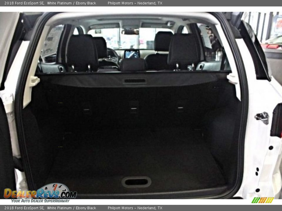2018 Ford EcoSport SE White Platinum / Ebony Black Photo #28