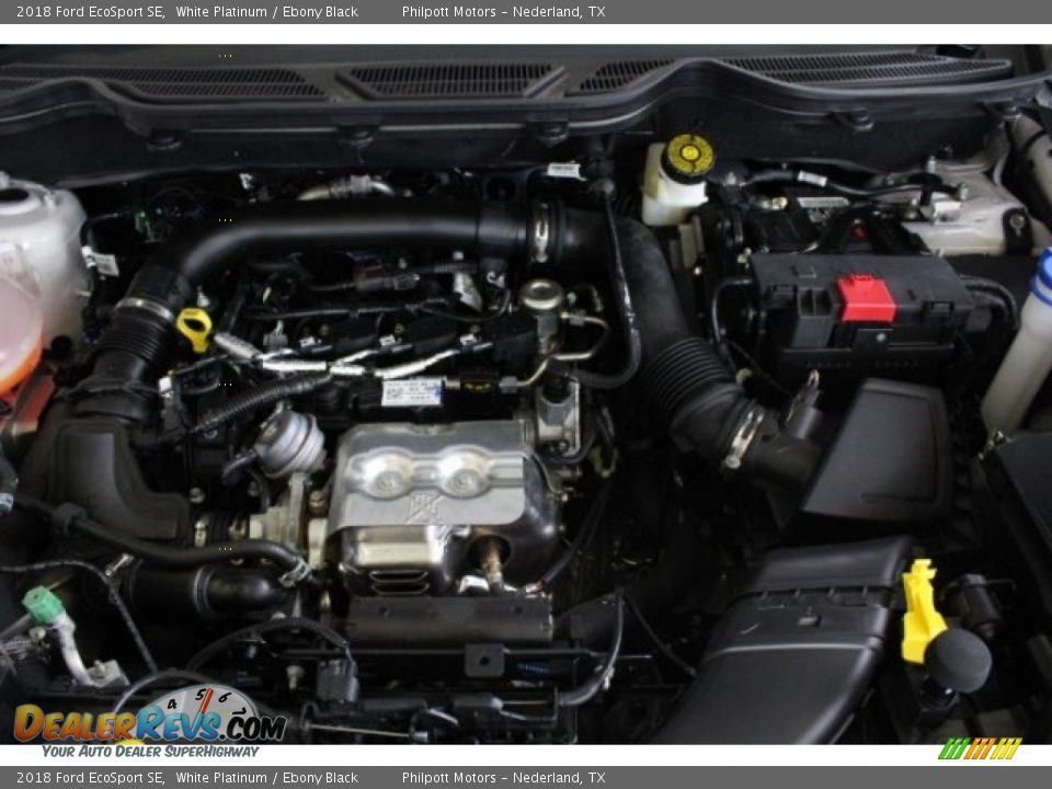 2018 Ford EcoSport SE White Platinum / Ebony Black Photo #34