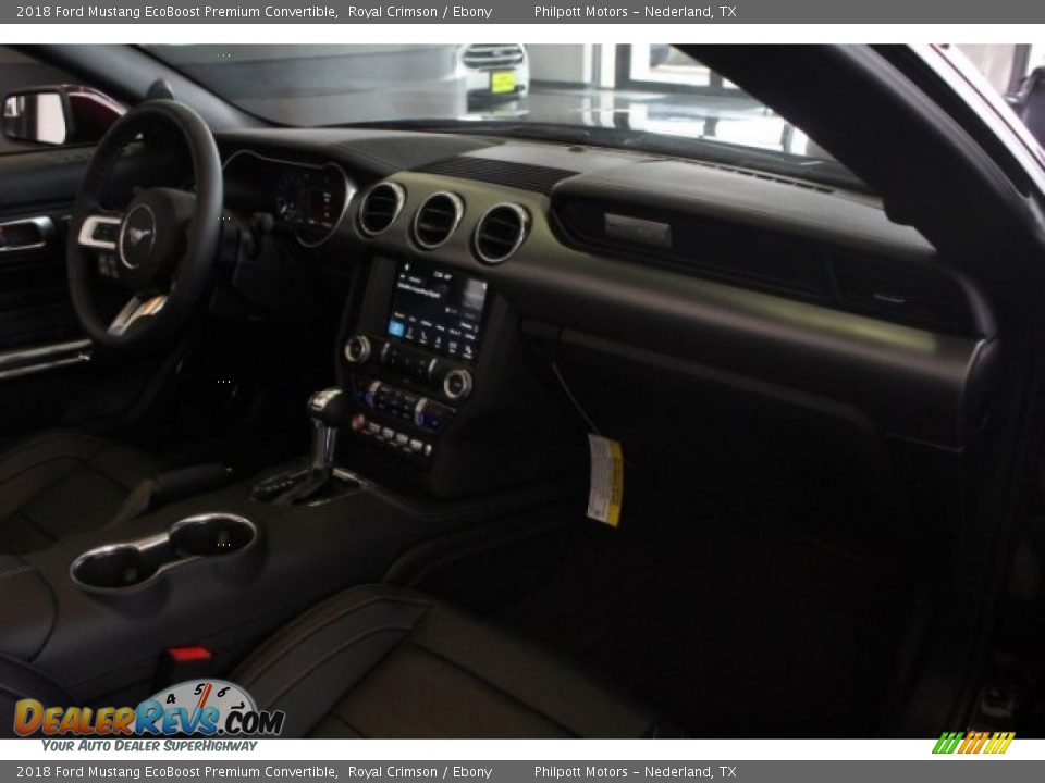 2018 Ford Mustang EcoBoost Premium Convertible Royal Crimson / Ebony Photo #26