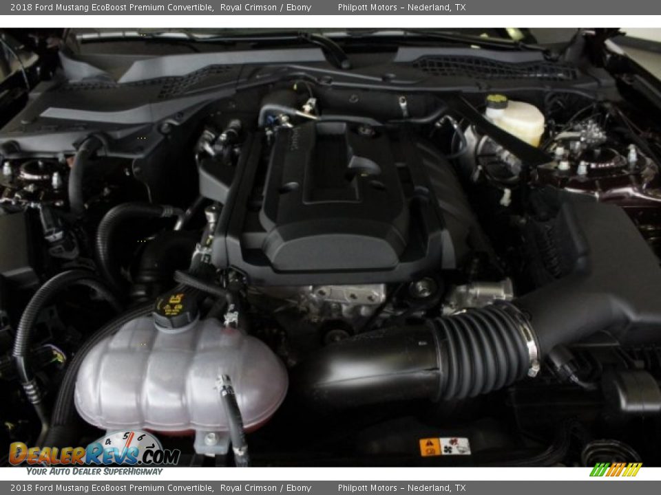 2018 Ford Mustang EcoBoost Premium Convertible Royal Crimson / Ebony Photo #29