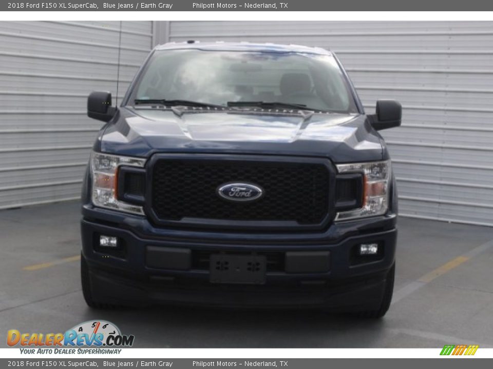 2018 Ford F150 XL SuperCab Blue Jeans / Earth Gray Photo #2