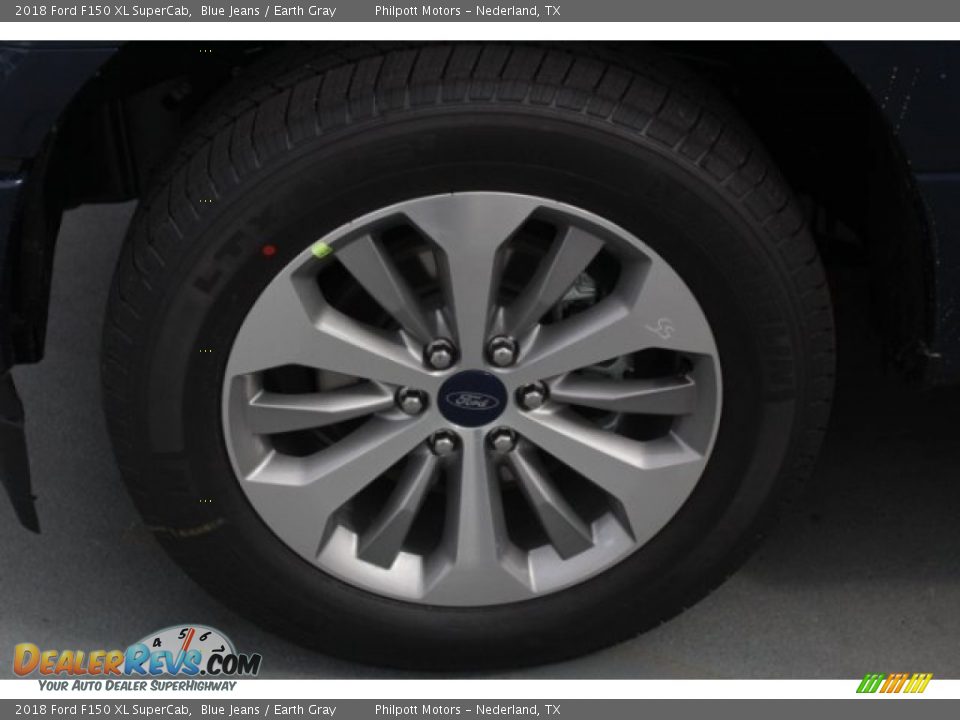 2018 Ford F150 XL SuperCab Blue Jeans / Earth Gray Photo #4