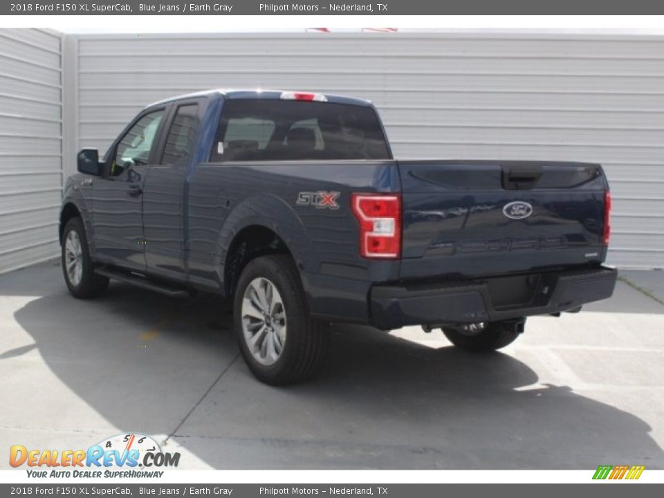 2018 Ford F150 XL SuperCab Blue Jeans / Earth Gray Photo #6