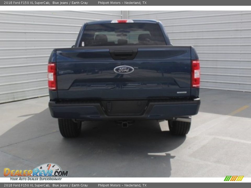 2018 Ford F150 XL SuperCab Blue Jeans / Earth Gray Photo #7