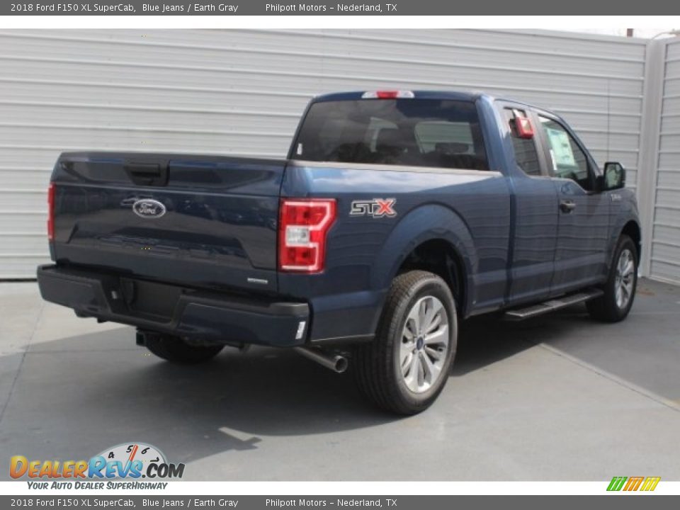 2018 Ford F150 XL SuperCab Blue Jeans / Earth Gray Photo #8