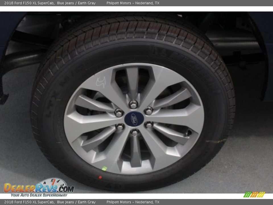 2018 Ford F150 XL SuperCab Blue Jeans / Earth Gray Photo #9