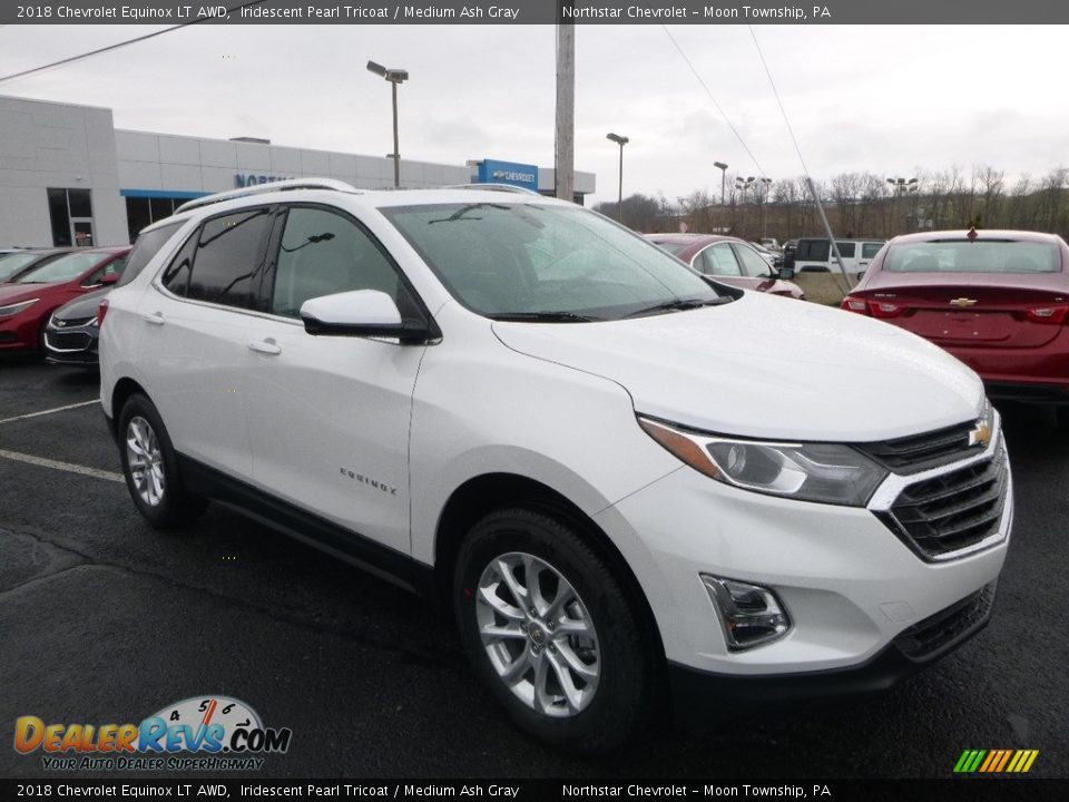 2018 Chevrolet Equinox LT AWD Iridescent Pearl Tricoat / Medium Ash Gray Photo #7