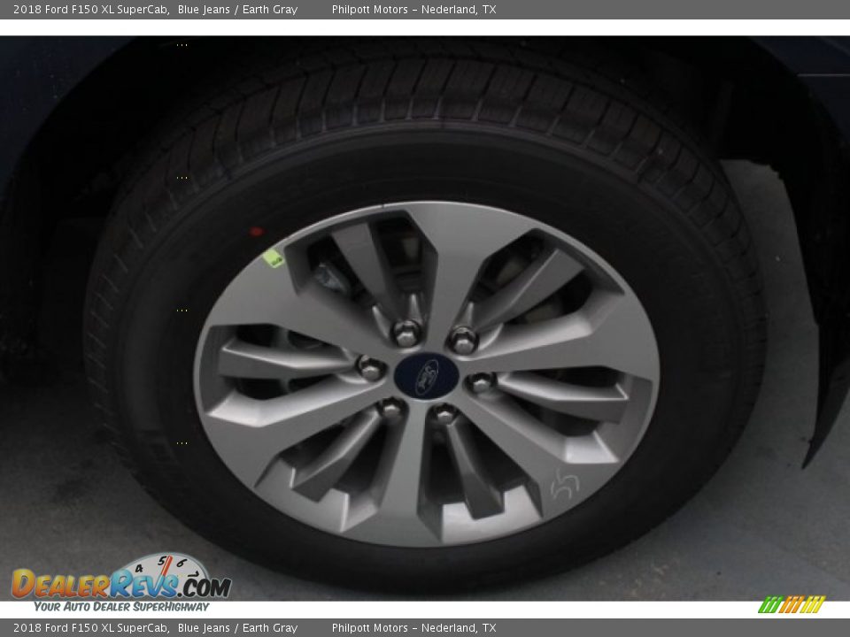 2018 Ford F150 XL SuperCab Blue Jeans / Earth Gray Photo #10