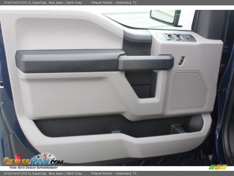 2018 Ford F150 XL SuperCab Blue Jeans / Earth Gray Photo #11