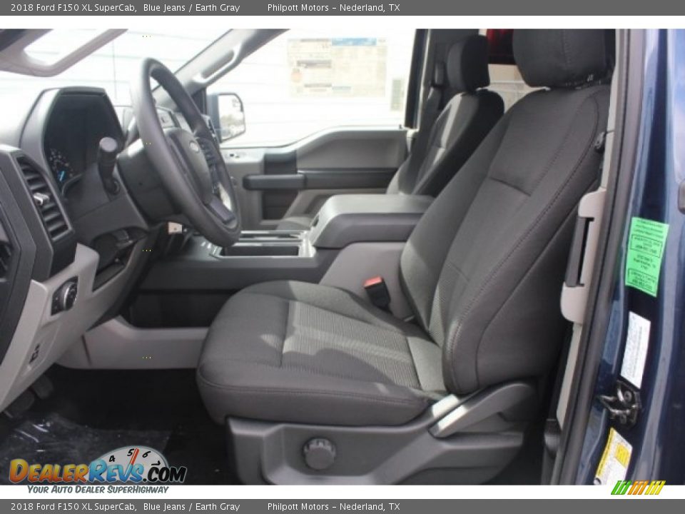 2018 Ford F150 XL SuperCab Blue Jeans / Earth Gray Photo #13