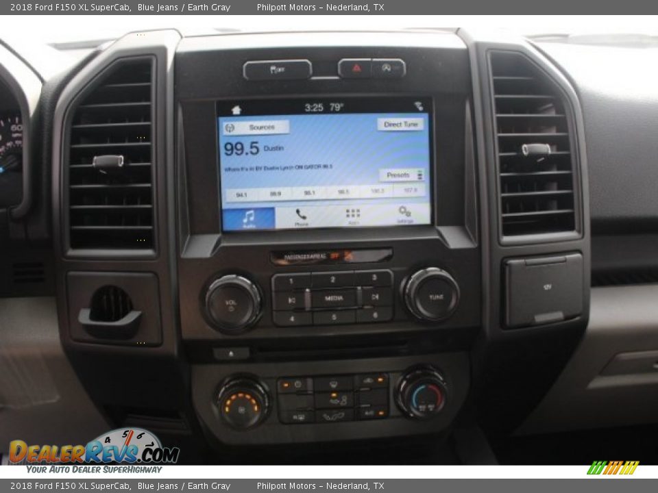 2018 Ford F150 XL SuperCab Blue Jeans / Earth Gray Photo #15