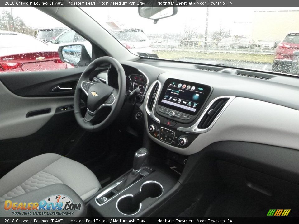 2018 Chevrolet Equinox LT AWD Iridescent Pearl Tricoat / Medium Ash Gray Photo #11