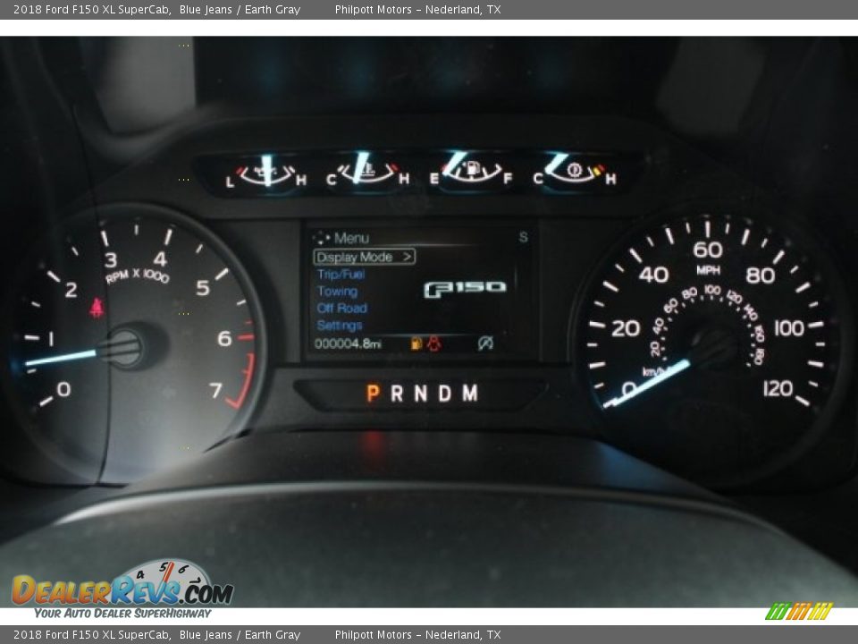 2018 Ford F150 XL SuperCab Blue Jeans / Earth Gray Photo #19