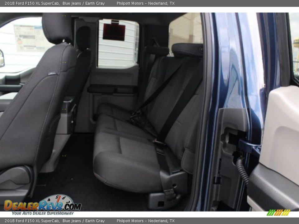 2018 Ford F150 XL SuperCab Blue Jeans / Earth Gray Photo #22