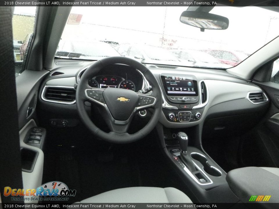 2018 Chevrolet Equinox LT AWD Iridescent Pearl Tricoat / Medium Ash Gray Photo #14