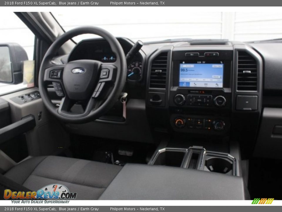 2018 Ford F150 XL SuperCab Blue Jeans / Earth Gray Photo #23