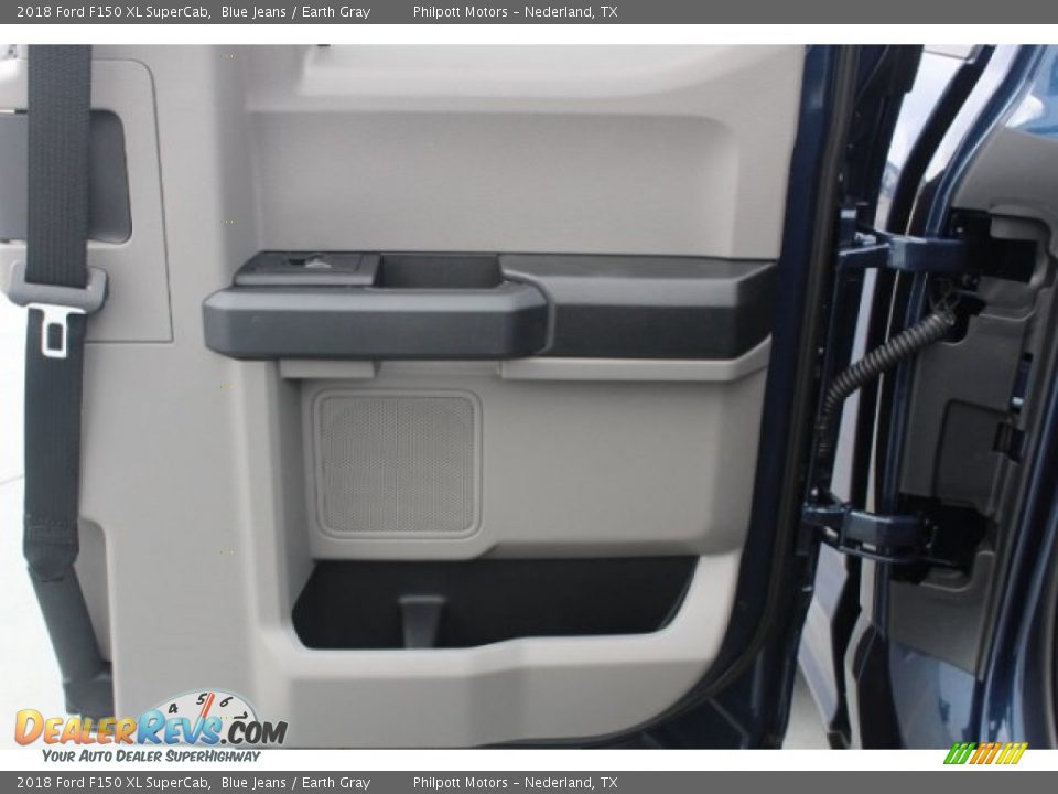 2018 Ford F150 XL SuperCab Blue Jeans / Earth Gray Photo #26