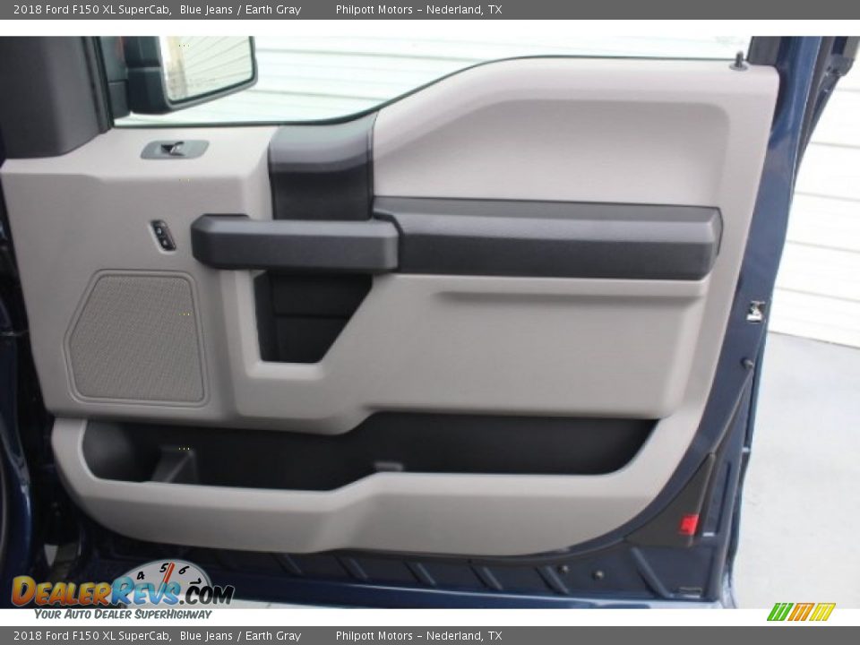 2018 Ford F150 XL SuperCab Blue Jeans / Earth Gray Photo #28