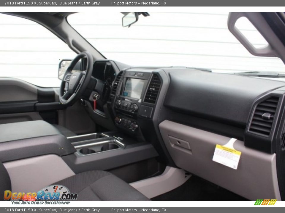 2018 Ford F150 XL SuperCab Blue Jeans / Earth Gray Photo #29