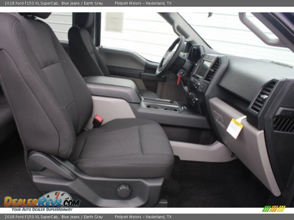 2018 Ford F150 XL SuperCab Blue Jeans / Earth Gray Photo #30