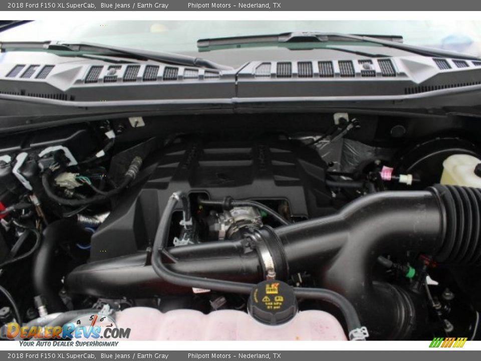 2018 Ford F150 XL SuperCab Blue Jeans / Earth Gray Photo #31