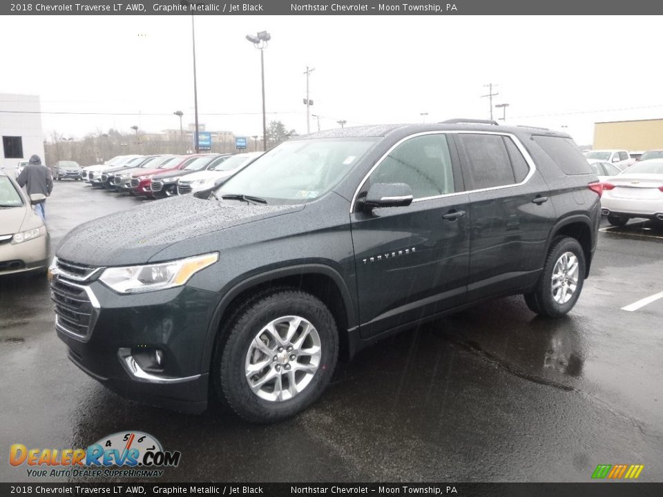 2018 Chevrolet Traverse LT AWD Graphite Metallic / Jet Black Photo #1