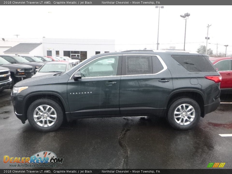 2018 Chevrolet Traverse LT AWD Graphite Metallic / Jet Black Photo #2