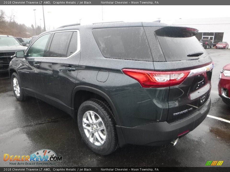 2018 Chevrolet Traverse LT AWD Graphite Metallic / Jet Black Photo #3