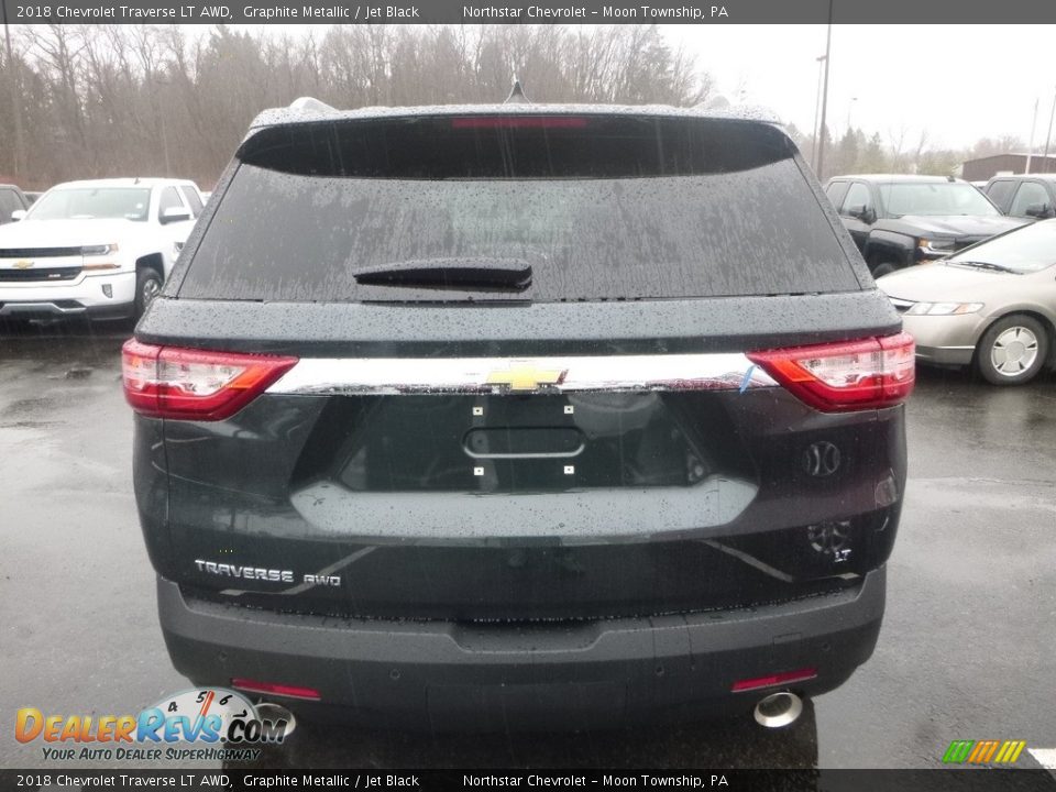 2018 Chevrolet Traverse LT AWD Graphite Metallic / Jet Black Photo #4