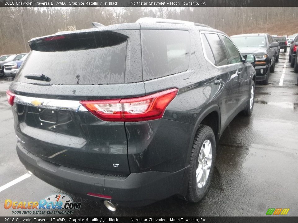 2018 Chevrolet Traverse LT AWD Graphite Metallic / Jet Black Photo #5