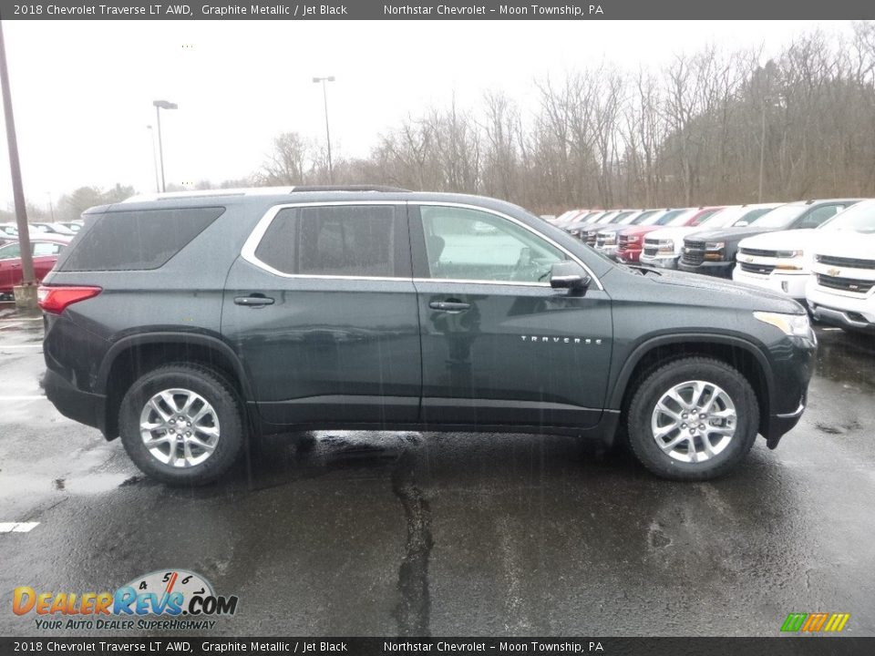 2018 Chevrolet Traverse LT AWD Graphite Metallic / Jet Black Photo #6
