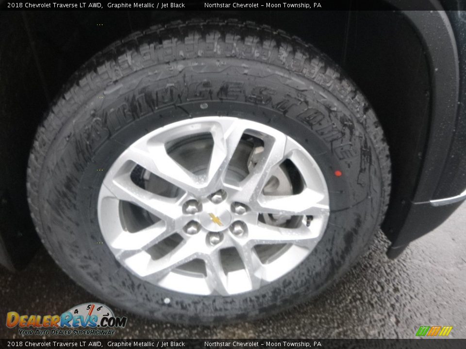 2018 Chevrolet Traverse LT AWD Graphite Metallic / Jet Black Photo #9