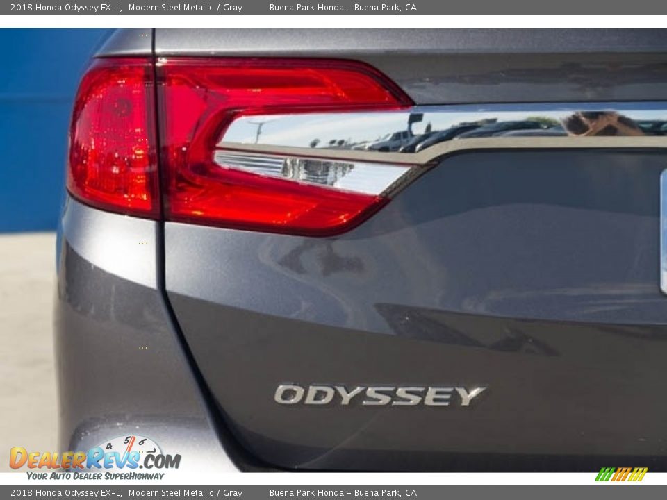 2018 Honda Odyssey EX-L Modern Steel Metallic / Gray Photo #7