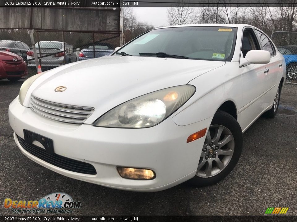 2003 Lexus ES 300 Crystal White / Ivory Photo #1
