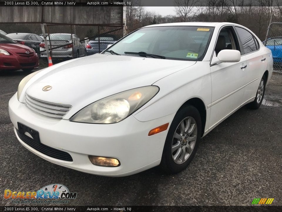 2003 Lexus ES 300 Crystal White / Ivory Photo #2