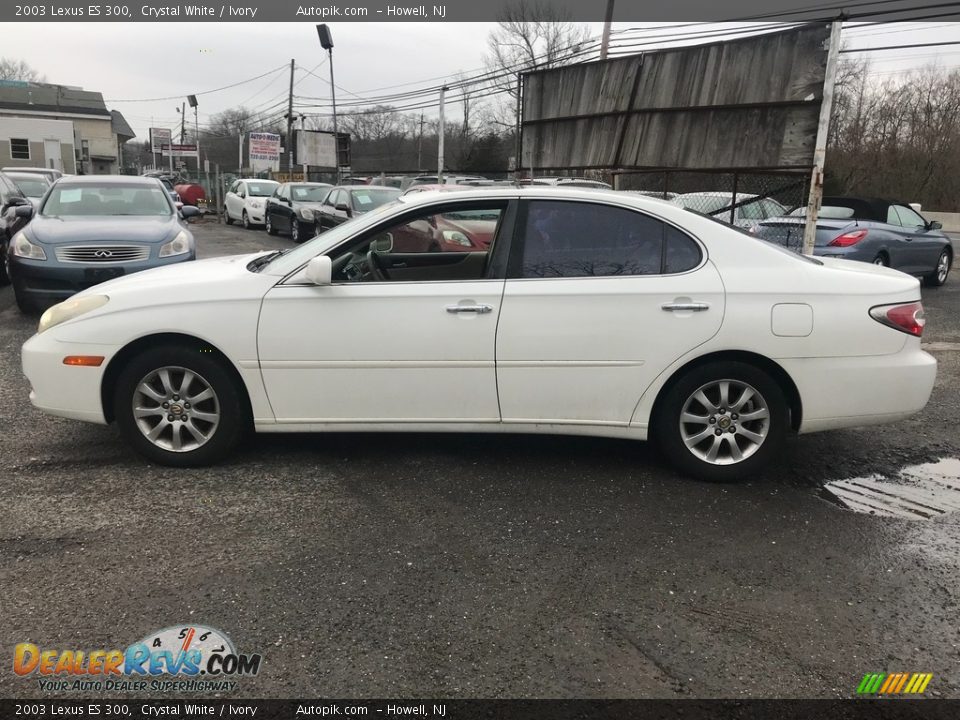 2003 Lexus ES 300 Crystal White / Ivory Photo #3