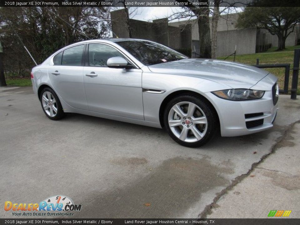 2018 Jaguar XE 30t Premium Indus Silver Metallic / Ebony Photo #1