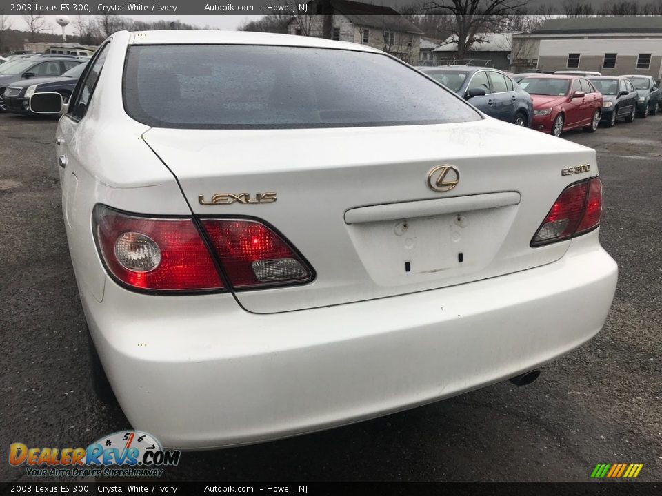 2003 Lexus ES 300 Crystal White / Ivory Photo #5