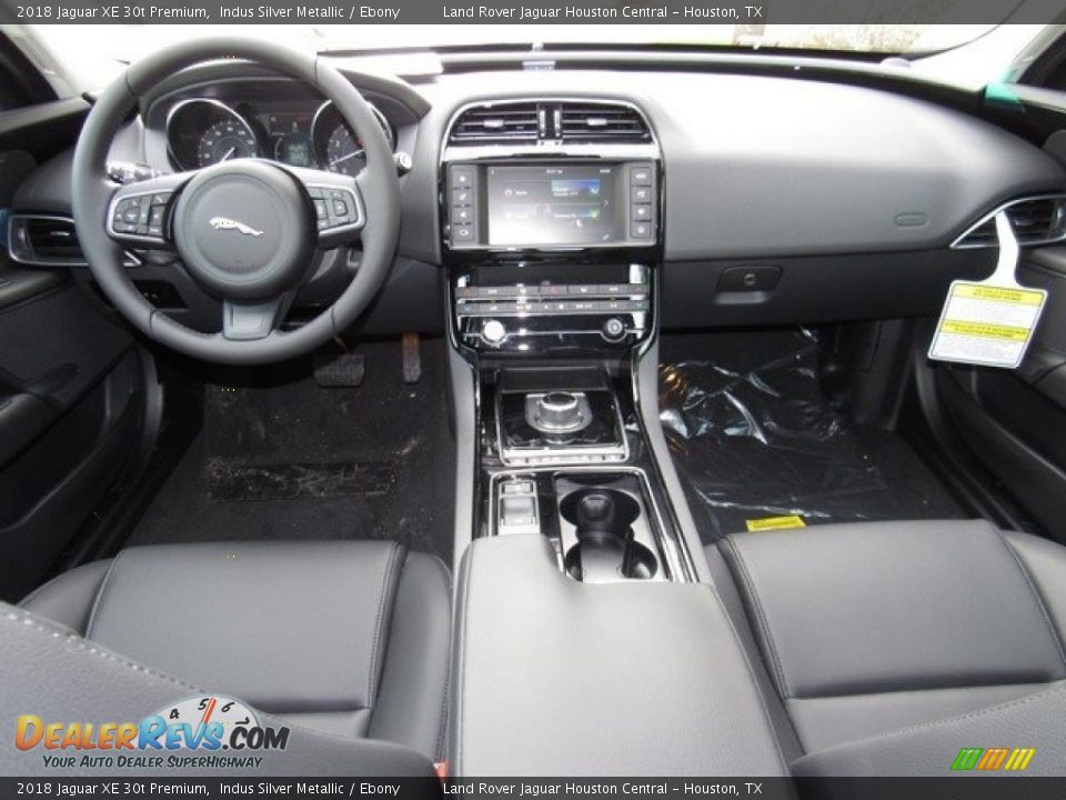 2018 Jaguar XE 30t Premium Indus Silver Metallic / Ebony Photo #4