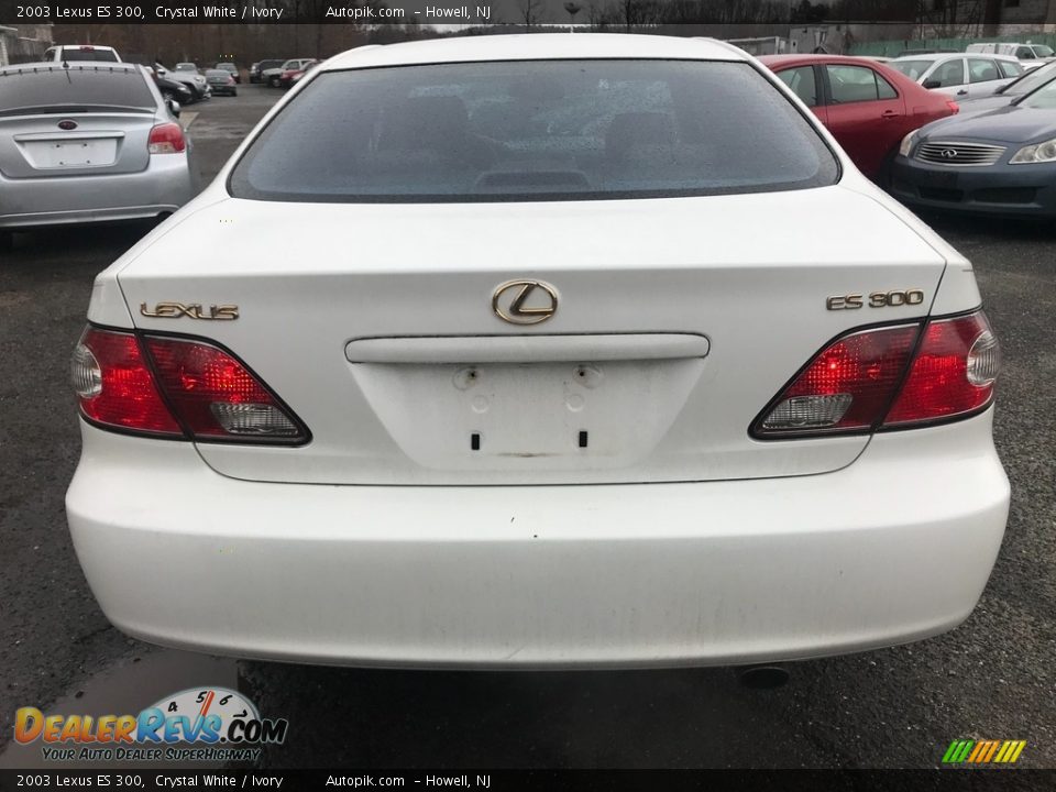 2003 Lexus ES 300 Crystal White / Ivory Photo #6