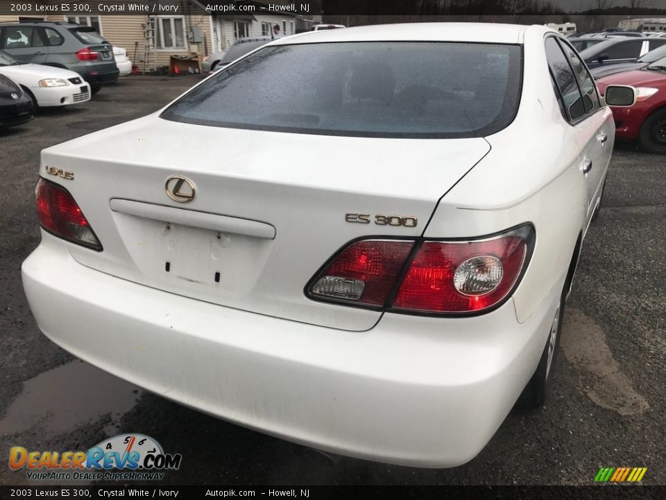 2003 Lexus ES 300 Crystal White / Ivory Photo #7